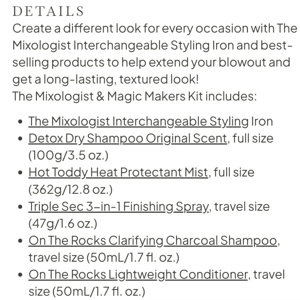 Drybar The Mixologist & Magic Makers Kit - Picture 3 of 4